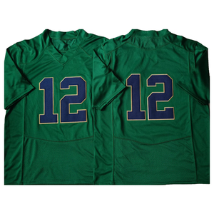 Maillot de football cousu de haute qualité pour hommes 2026 – Joe Montana (3), Jeremiyah Love (4), Brady Quinn (12), Riley Leonard (13) – Tailles S-3XL - Product Image 4