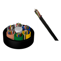 Cable de Comunicación de Fibra Óptica G652D GCYFY de 72 Núcleos, Monomodo, para Exteriores, con Microducto de Soplado de Aire, Resistente al Agua, con Hilo de Aramida