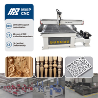 Machine de fraisage CNC 4 axes 1325 avec axe rotatif pour la sculpture sur bois 3D et la fabrication de meubles