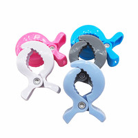Crochet en plastique pour poussette de bébé, 5 pièces, Clips de moustiquaire pour couverture de bébé, vente en gros