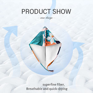 <span class=keywords><strong>Toalla</strong></span> de microfibra para el cabello, diseño de impresión completo personalizado, súper absorbente de agua, Antifrizz turbante, secado rápido - Product Image 4