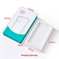 Boîte en carton pliable légère anti-rayures pour l'emballage d'articles électroniques, d'ordinateurs et d'écouteurs avec emballage sous blister