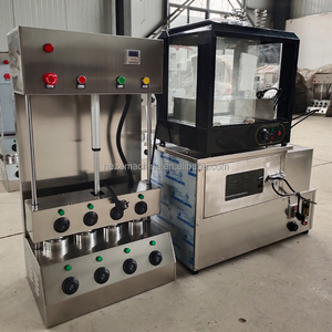 <span class=keywords><strong>Acheter</strong></span> Italie Production moule rotatif spirale pain Maquina tasse Pizza cône Machine ensemble De Conos faisant <span class=keywords><strong>four</strong></span> fabricant 110 220 V en conique - Product Image 3