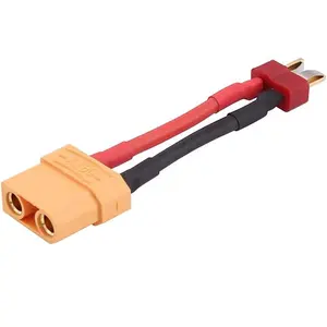 Male Deans T Plug to Female XT90 Connector Adapter