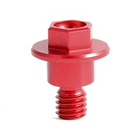 NIceCNC Red Fork Guard Bolt Set untuk Honda CRF450RX 2017-2020 CRF450X 2005-2019 CRM250AR 1997-1998 CRF450R 2002-2020