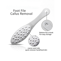 Offre Spéciale soins des pieds pédicure callosités outils professionnels lime à pieds en métal pour dissolvant pieds peau dure et morte