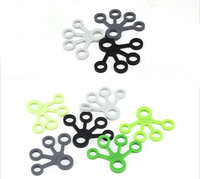 Al por mayor: Entrenador de fuerza de agarre para dedos de látex, bandas de resistencia para manos/bucles de gel de sílice y silicona, color personalizable