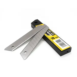 Manufacturer Wholesale 75# SK5 SK2 carton steel good quality 18mm utility knife blade