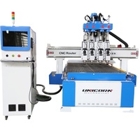 ATC CNC routeur vide chargement/déchargement nidification bois coupe armoires de cuisine portes 0.02mm précision 9kW broche moteur poussière