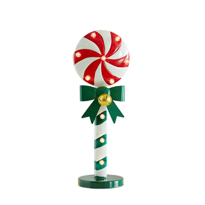 Nouveauté 2026 : Nouvelle Décoration LED en Fer Forgé en Forme de <span class=keywords><strong>Canne</strong></span> à Sucre pour Vitrines de Magasin, Décoration de Noël et des Fêtes - Product Image 5