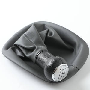 Poignée de levier de vitesses en cuir FUXIN pour Passat B5, ergonomique - Product Image 1