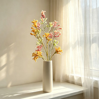 Fleur artificielle réaliste en forme de patte de kangourou, tige unique de 77 cm, en plastique, pour décoration intérieure, vase, mariage, écologique
