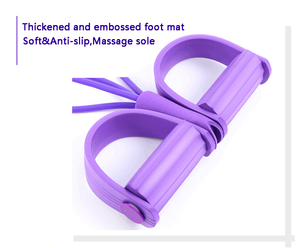 Nhà Máy nguồn đa chức năng kháng ban nhạc 4-ống đàn hồi ngồi lên kéo sợi dây thừng với bàn đạp chân bụng Exerciser thiết bị fitn - Product Image 5