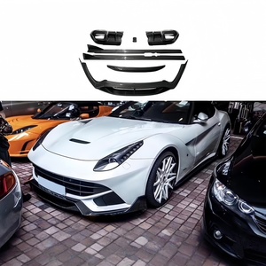Adatto per l'aggiornamento e <span class=keywords><strong>la</strong></span> modifica del paraurti piccolo in fibra di carbonio della <span class=keywords><strong>Ferrari</strong></span> F12 dal 2013 in poi, kit carrozzeria completo - Product Image 3