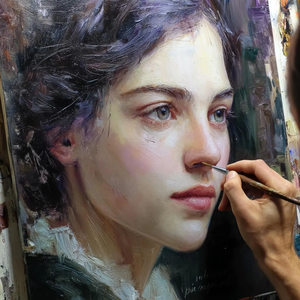 Dipinto a Olio su Tela <span class=keywords><strong>da</strong></span> <span class=keywords><strong>Foto</strong></span>, Opera d'Arte Unica su Commissione e Regalo Perfetto per il Marito - Product Image 1