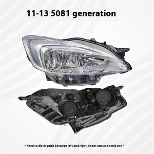 Nouveau 6000k H4 assemblage de phare avant de <span class=keywords><strong>voiture</strong></span> pour Peugeot 307 3008 4008 508 5008 508L Source de lumière au xénon couvercle en plastique OE droit - Product Image 3