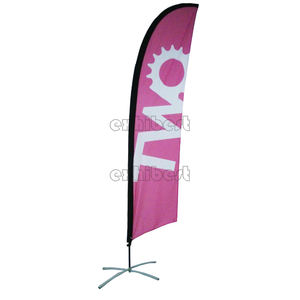 Pancarta voladora en forma de lágrima, asta de bandera de playa y pancartas, publicidad personalizada, sistema de asta de pluma, asta de bandera de barco - Product Image 2