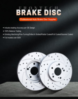 Disque de frein métallique en fonte carbone-céramique en deux parties, vente en gros OEM pour LEXUS ES TOYOTA RAV 4 IV