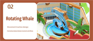 Boîte à musique en bois créative de la marque Chao Tong, avec motif de l'horizon malaisien, puzzle 3D à assembler soi-même, lumières et mélodies, artisanat éducatif - Product Image 3