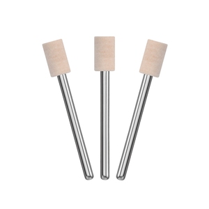 Roue de <span class=keywords><strong>polissage</strong></span> en feutre de laine importée de qualité supérieure, forme cylindrique 16x16mm, pour le <span class=keywords><strong>polissage</strong></span> de <span class=keywords><strong>verre</strong></span>, marbre et pierre dentaire - Product Image 2