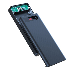 Kit de Carcasa para Banco de Energía con Pantalla LED DIY, Nueva Carcasa Cargadora para 8 Baterías 18650 con Carcasa Desmontable, Sin Batería - Product Image 1