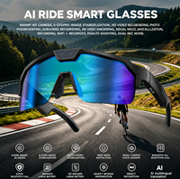 Lunettes de sport intelligentes anti-tremblement pour la photographie en extérieur, caméra 8MP, traduction en temps réel, lunettes de soleil de sport, lunettes intelligentes pour le cyclisme