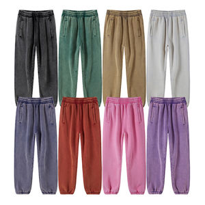 Pantalon de jogging 2024 Trend 360GSM Heavyweight pour homme Pantalon batik surdimensionné délavé à l'acide - Product Image 5