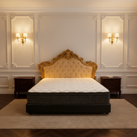 Luxuriöse Hochwertige Moderne Apartment-Hotel Orthopädische Hybrid-Matratze Gel-Memoryschaum Hypoallergen 30cm Dick 10-Jahres-Garantie