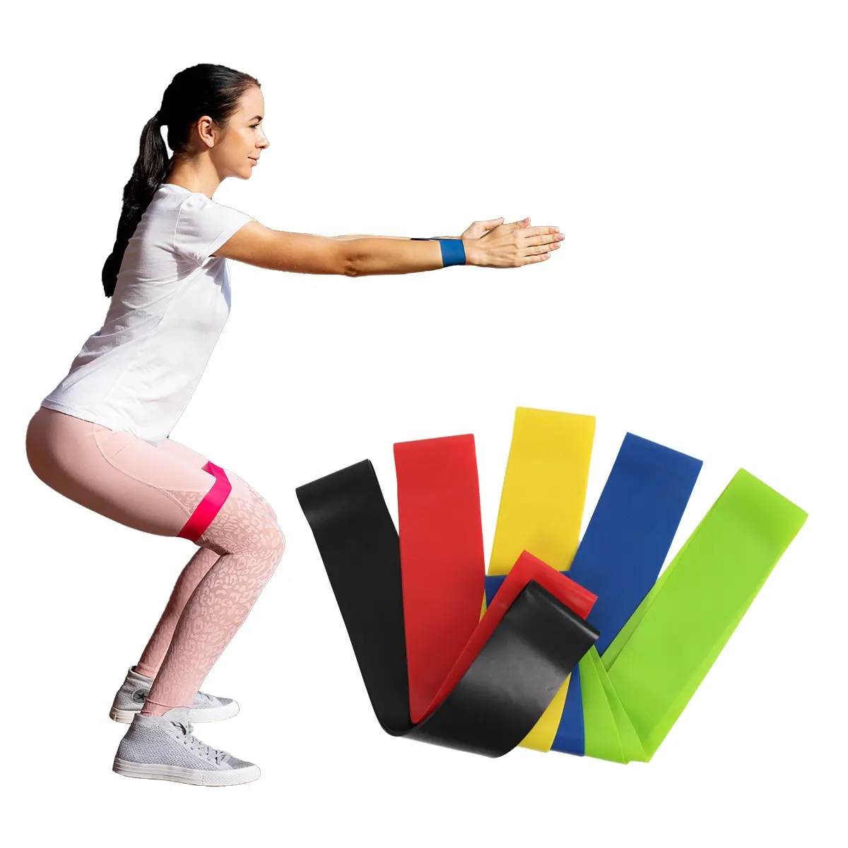 Flex Körper Sport Gestreckt Gummi Gürtel Übung band Beste Stretch Armband Gym Yoga Mit Elastische Trainings Widerstand Bands