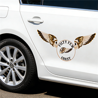Autocollants en vinyle pour pare-brise, pare-chocs et vitres de voiture, imperméables et résistants aux intempéries, avec logo personnalisé en PVC, lettrage transfert, BONI