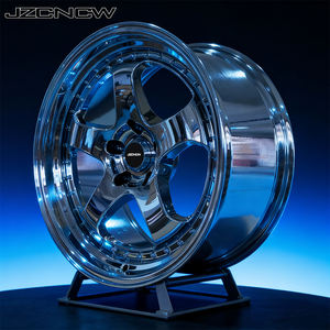 JZCNCW Juego de 2 Ruedas Nuevas de Aleación de Aluminio Forjado Cromado de 18 Pulgadas, 5x114.3mm, 73.1mm, 40mm, 30mm para Automóviles de Pasajeros - Product Image 5