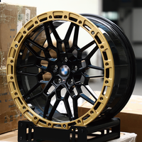Jantes Beadlock Forgées 17 18 20 Pouces 5x120 5x112 20x9.5 pour BMW M2/3/4/5/7/8 Noir Brillant Multi-Rayons Personnalisées
