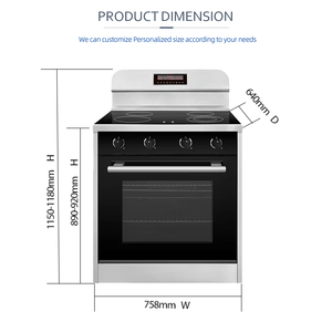 <span class=keywords><strong>Four</strong></span> à <span class=keywords><strong>gaz</strong></span> double usage, cuisinière supérieure, <span class=keywords><strong>four</strong></span> inférieur, 1 niveau, 2 plateaux, pour la maison - Product Image 3