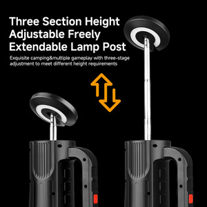 Nouvelle lampe de camping LED portable à haute luminosité, moderne, résistante à la pluie, en ABS+PC+alliage d'aluminium, couleur/taille personnalisable - Product Image 5
