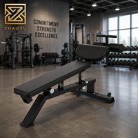 Banco Abdominal Ajustable Comercial ZY de Alta Resistencia para Gimnasios Profesionales y Equipos de Entrenamiento de Fuerza Abdominal