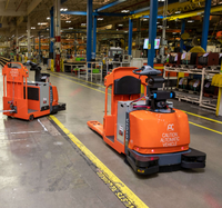 Feuille réfléchissante blanche haute visibilité AGV DG 4090 pour véhicule à guidage automatique