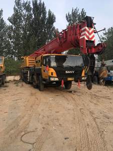 High Quality Well Maintained Sany 90ton Mobile Truck <b>Crane</b>, Trusted Industrial Truck <b>Cranes</b> for Sale - Product Image 1