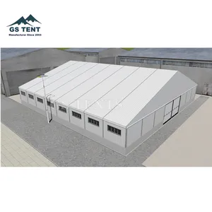 Gaoshan geçici 1000 m2 endüstriyel depolama alüminyum 40x40 endüstriyel depo bina çadır geçici yapısı