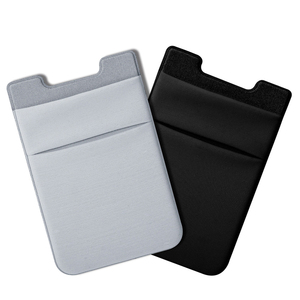 Logo personnalisé lycra téléphone <span class=keywords><strong>autocollant</strong></span> housse <span class=keywords><strong>porte</strong></span> <span class=keywords><strong>carte</strong></span> de crédit - Product Image 1