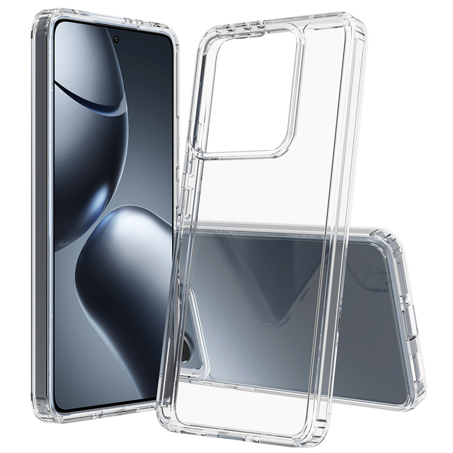For Xiaomi 14T Case Transparent Clear TPU PC Hybrid Back Cover Phone Case for Xiaomi 14T