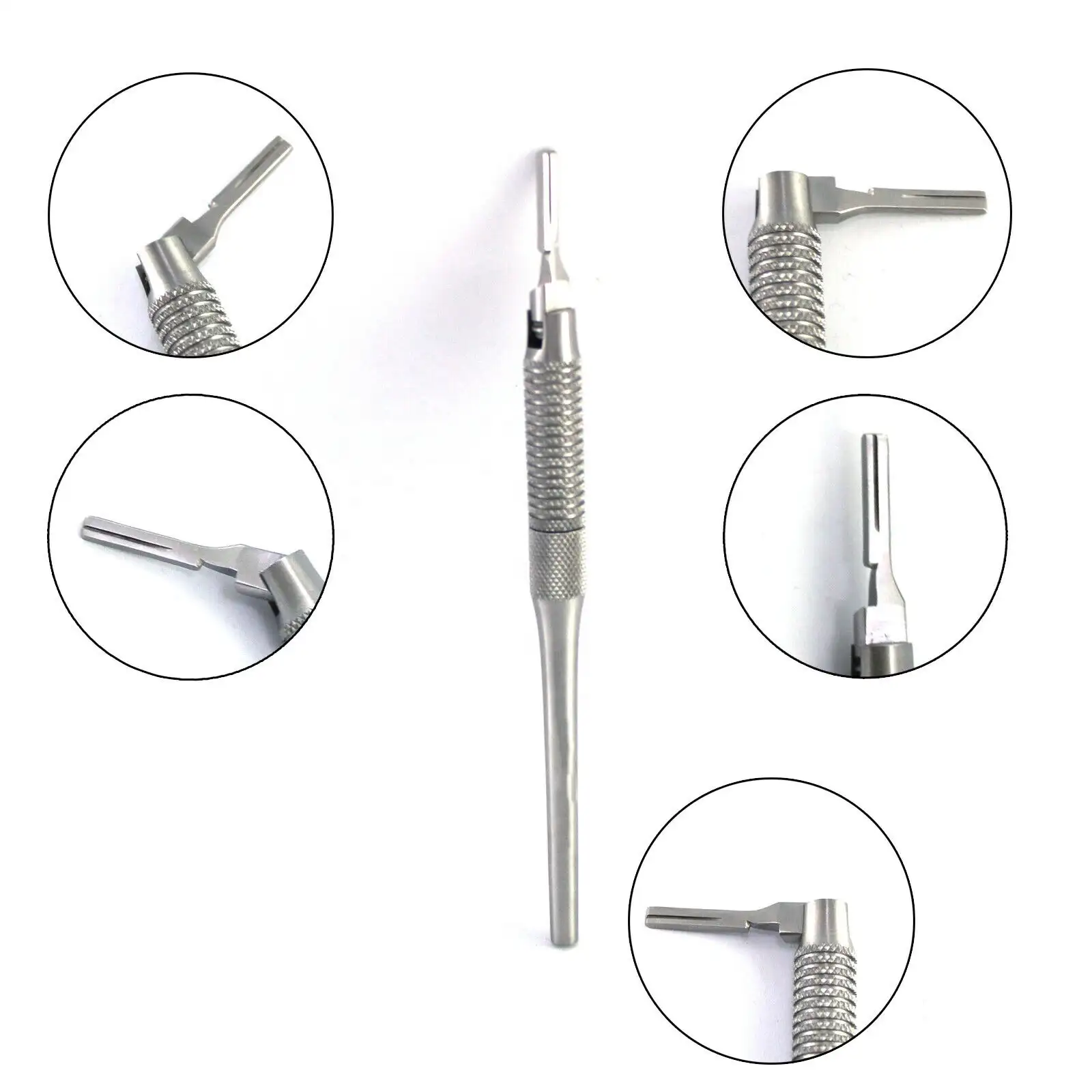 Скальпель BP ручка Nr 3 регулируемый держатель для ножей OEM медицинские стоматологические приборы Podiatry металлический логотип Ce многоразовый PK