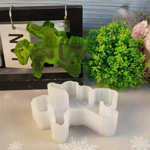Moldes de fundición de resina hechos a mano para adornos decorativos DIY Ins estilo silicona montar un caballo ornamento molde X0153 - Product Image 3