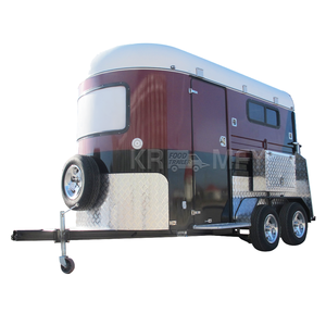 Remorques de transport de chevaux de luxe sur mesure, taille 2, avec cadre en aluminium et fenêtres latérales, transport spécial - Product Image 6