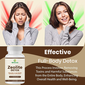 Cápsulas de Desintoxicación de Zeolita con Carbón Activado, Arcilla Bentonita y Cardo Mariano para la Purificación de Todo el Cuerpo y Eliminación de Metales Pesados - Product Image 5