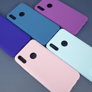 Coque arrière en silicone liquide de luxe antichoc pour Huawei Y9 2019 - Product Image 6