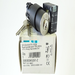 สวิตช์กุญแจล็อคไดรฟ์ 3SB3000-4SD61-Z สวิตช์เลือกแบบใช้กุญแจ CES - Product Image 1