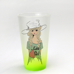 Topjlh <span class=keywords><strong>17Oz</strong></span> Frosted thăng hoa Glass <span class=keywords><strong>Mug</strong></span> gradient đầy màu sắc cốc thủy tinh uống nón <span class=keywords><strong>Mug</strong></span> quảng cáo khuyến mãi bia <span class=keywords><strong>Mug</strong></span> - Product Image 2