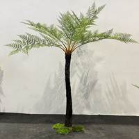 Kunstplanten Kunststof Alsophila Spinulosa Kunstplant in pot voor binnen, voor thuis, kantoor, tuin decoratie, huisdecoratie
