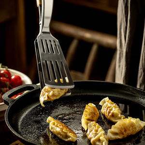 Edelstahl Steak Clip Gebratener Fisch <span class=keywords><strong>Hamburger</strong></span> Barbecue Pizza Food Clamp Zange - Product Image 3