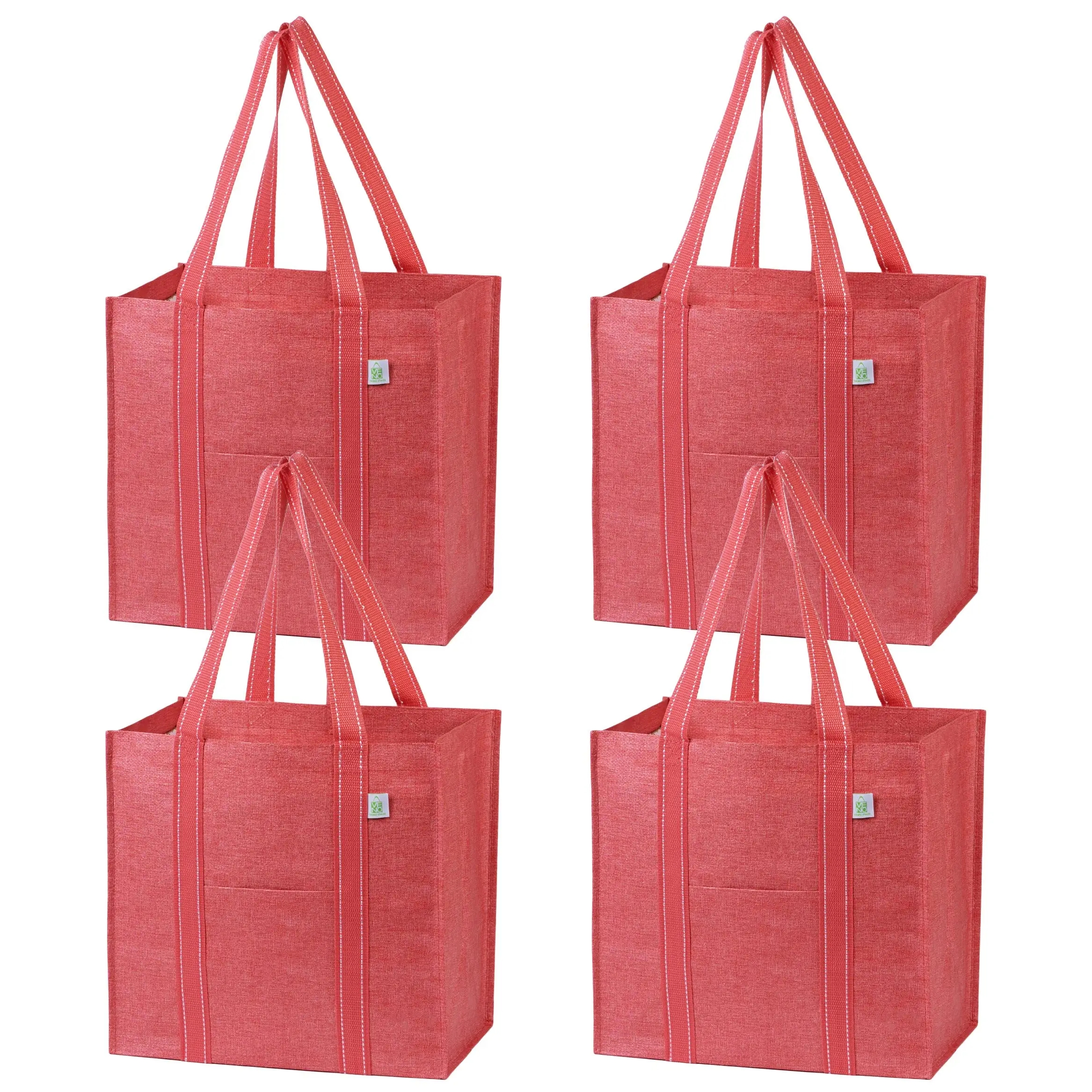 2024 New high-capacity supermarket gift non-woven shopping bag non-woven tote bags custom logo non woven promotional bags
